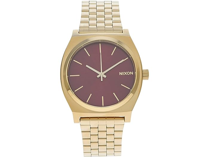 ニクソン 腕時計（メンズ） (取寄) ニクソン メンズ タイム テラー Nixon men Nixon Time Teller Gold/Oxblood Sunray