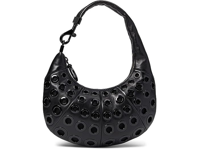 () xbJ~Rt fB[X ~j NbT W/ ACbc Rebecca Minkoff women Rebecca Minkoff Mini Croissant w/ Eyelets Black