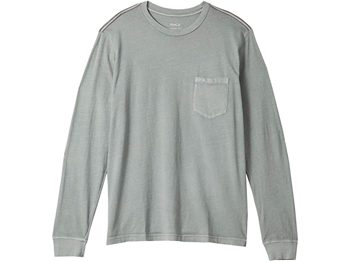 (取寄) ルーカ メンズ PRC ピグメント 長袖 Tシャツ ロンT RVCA men RVCA PTC Pigment Long Sleeve Tee Monument