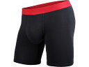 (取寄) ベニス メンズ クラシック ライト ボクサー ブリーフ - ソリッド BN3TH men BN3TH Classic Lite Boxer Brief - Solid Black/Crimson