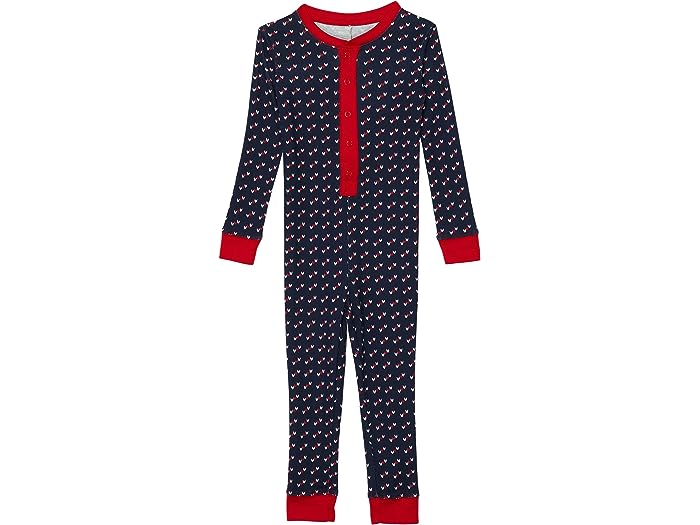 () GGr[ LbY I[KjbN Rbg tBbeBh s[X (g LbY) L.L.Bean kids L.L.Bean Organic Cotton Fitted One-Piece (Little Kids) Classic Navy Bird's Eye