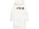 (取寄) ラルフローレン キッズ ガールズ ロゴ フリース パーカー ドレス (ベビー トドラー キッズ 幼児 子供) Polo Ralph Lauren Kids girls Logo Fleece Hoodie Dress Deckwash White