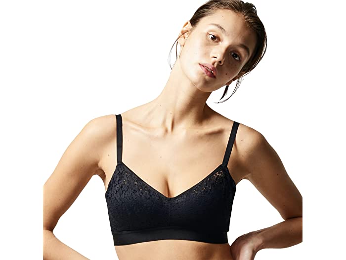 (取寄) シャンテル レディース ノラ サポーティブ ワイヤー フリー ブラ Chantelle women Chantelle Norah Supportive Wire Free Bra Black