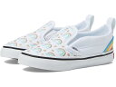 (取寄) バンズ キッズ キッズ スリップ-オン V (インファント/トドラー) Vans Kids kids Vans Kids Slip-On V (Infant/Toddler) Cobra Kai True White/Multi