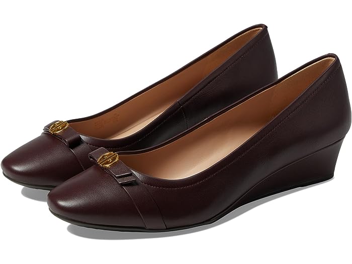 (取寄) コールハーン レディース マルタ ウェッジ 40 ウム Cole Haan women Cole Haan Malta Wedge 40 mm Bloodstone Leather