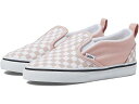 (取寄) バンズ スニーカー キッズ スリッポン V 大きいサイズ Vans Kids Slip-On V Rose Smoke