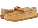 (取寄) ミネトンカ メンズ パイル ライン ハードソール Minnetonka men Minnetonka Pile Lined Hardsole Tan Suede