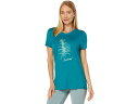 (取寄) スマートウール レディース セージ プラント グラフィック ショート スリーブ ティー Smartwool women Smartwool Sage Plant Graphic Short Sleeve Tee Deep Lake