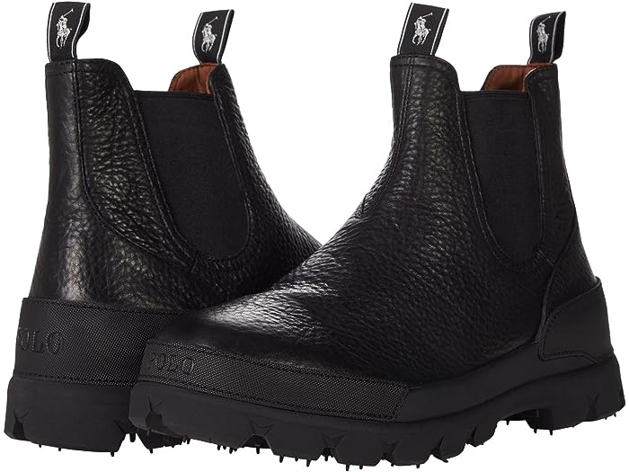 () ե ֡   륷֡ Polo Ralph Lauren men Lauren Oslo Chelsea Boot Black