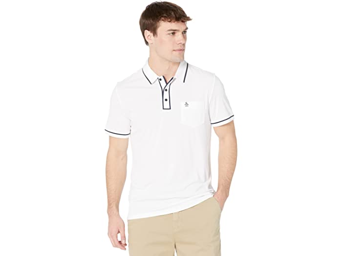 (取寄) オリジナルペンギン ゴルフ メンズ パフォーマンス アール ポロ Original Penguin Golf men Performance Earl Polo Bright White