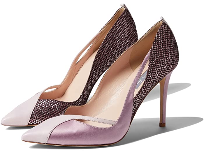 (取寄) SJP バイ サラ ジェシカ パーカー タワー SJP by Sarah Jessica Parker Tower Purple Satin/Pink Honeycomb/Silver Peony Nappa