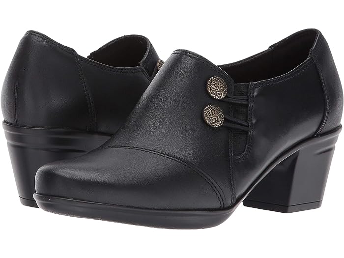 (取寄) クラークス レディース シューズ 靴 エムスリー ウォーレン Clarks women Emslie Warren Black Leather