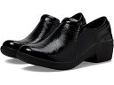 クラークス (取寄) クラークス レディース 1 ペース Clarks women Clarks Talene Pace Black Crinkle Patent Synthetic