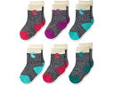 (取寄) カーハート ガールズ ガールズ キャンプ クルー ソック 6 ペア パック Carhartt girls Carhartt Girl's Camp Crew Sock 6 Pair Pack Natural, Pink, Blue, Green, Purple