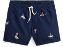 (取寄) ラルフローレン キッズ ボーイズ トラベラー スイム トランクス (リトル キッズ) Polo Ralph Lauren Kids boys Polo Ralph Lauren Kids Traveler Swim Trunks (Little Kids) Newport Navy