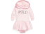 (取寄) ラルフローレン キッズ ガールズ ロゴ ジャージ フーデット ドレス アンド ブルーマー (インファント) Polo Ralph Lauren Kids girls Polo Ralph Lauren Kids Logo Jersey Hooded Dress & Bloomer (Infant) Hint Of Pink