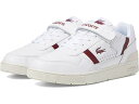 () RXe Y eB[Nbv Vlc 223 1 X} Lacoste men Lacoste T-Clip VLC 223 1 SMA White/Burgundy