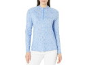 () AfB_X StEFA fB[X AeBbg365 vebh 1/4 Wbv StEFA bN adidas Golf women adidas Golf Ultimate365 Printed 1/4 Zip Golf Mock Blue Fusion