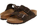 (取寄) ビルケンシュトック アリゾナ ソフト フットベッド - スエード (ユニセックス) Birkenstock Arizona Soft Footbed - Suede (Unisex) Mocha Suede