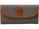 () hD[j[ & o[N fB[X yu  R`l^ Nb` Dooney & Bourke women Dooney & Bourke Pebble II Continental Clutch Elephant