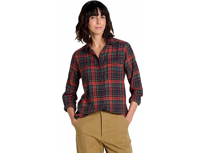 () g[hAhR[ fB[X -tH[ tl Vc Toad&Co women Toad&Co Re-Form Flannel Shirt Black