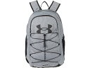 (取寄) アンダーアーマー ハッスル スポーツ バックパック Under Armour Hustle Sport Backpack Pitch Gray Medium Heather/Black(4)