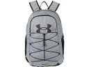 () A_[A[}[ nbX X|[c bN obNpbN Under Armour Hustle Sport Backpack Pitch Gray Medium Heather/Black