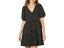 () ᥤɥ ǥ V-ͥå ѥե꡼ ߥ ɥ쥹  ե å Madewell women Madewell V-Neck Puff-Sleeve Mini Dress in Floral Ikat True Black