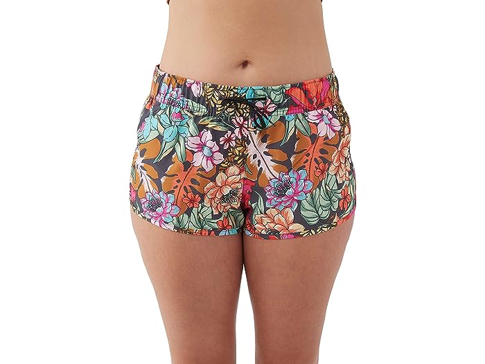 (取寄) オニール レディース レイニー 2 プリンテッド ストレッチ ボードショーツ O 039 Neill women O 039 Neill Laney 2 Printed Stretch Boardshorts Black