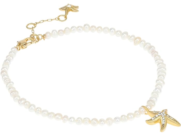 (取寄) ケイトスペード レディース シー スター パール アンクレット ブレスレット Kate Spade New York women Kate Spade New York Sea Star Pearl Anklet Bracelet Clear Multi