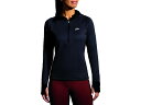 (取寄) ブルックス レディース ノッチ サーマル パーカー 2.0 Brooks women Brooks Notch Thermal Hoodie 2.0 Black