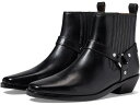 (取寄) メイドウェル レディース ザ サンティアゴ ウェスタン アンクル ブーツ イン レザー Madewell women Madewell The Santiago Western Ankle Boots in Leather True Black