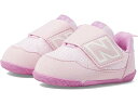 (取寄) ニューバランス キッズ スニーカー ジュニア 子供 靴 ガールズ ニュー-B フック-アンド-ループ New Balance Kids New-B Hook-and-Loop (Infant/Toddler) Pink/Raspberry