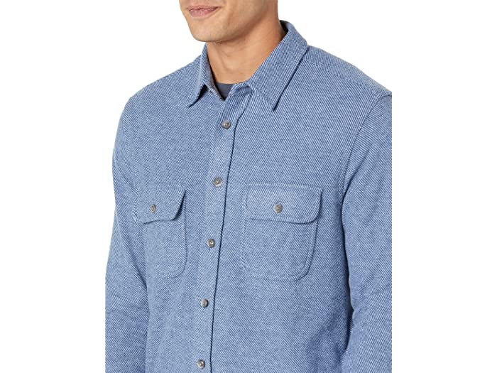 (取寄) ファリティ メンズ レジェンド セーター シャツ Faherty men Legend Sweater Shirt Washed Blue Twill