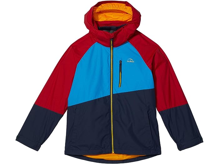 () 륨ӡ å ե꡼ 饤 顼֥å ꡼ (ӥå å) L.L.Bean kids L.L.Bean Fleece Lined Color-Block 3-in-1 (Big Kids) Dark Red/Bold Aqua