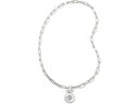 () PhXRbg fB[X u[ _I `FC lbNX Kendra Scott women Kendra Scott Brielle Medallion Chain Necklace Rhodium Metal