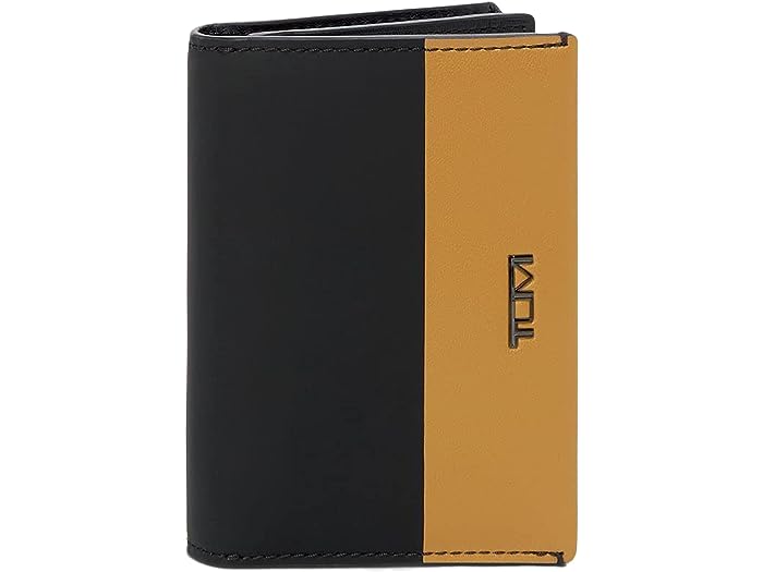 トゥミ (取寄) トゥミ メンズ ナッソー ガゼット カード ケース Tumi men Tumi Nassau Gusseted Card Case Black/Golden Brown