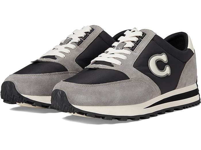 ()  ˡ  ʡ ˡ 塼 ֥ COACH men Runner Sneaker Black/Heather Grey