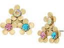 (取寄) ベッツィジョンソン レディース フラワー クラスタ イヤリングス Betsey Johnson women Betsey Johnson Flower Cluster Earrings Pastel Multi