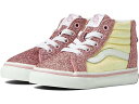 (取寄) バンズ キッズ ガールズ SK8-ハイ ジップ (インファント/トドラー) Vans Kids girls Vans Kids Sk8-Hi Zip (Infant/Toddler) Glitter Two-Tone