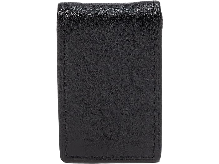 ラルフローレン (取寄) ラルフローレン メンズ ペブルド マネー クリップ Polo Ralph Lauren men Polo Ralph Lauren Pebbled Money Clip Black