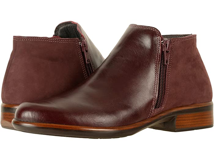 () ʥ ǥ إ Naot women Helm Bordeaux Leather/Violet Nubuck