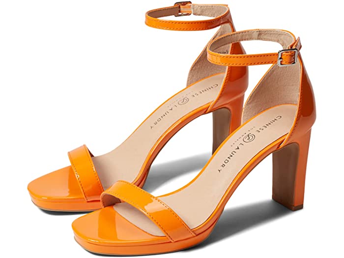 (取寄) チャイニーズランドリー レディース タイニー Chinese Laundry women Tinie Orange Patent