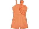 (取寄) ハビチュアル ガール ガールズ プリーツ ロンパー (ビッグ キッズ) HABITUAL girl girls HABITUAL girl Pleated Romper (Big Kids) Orange