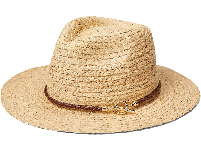 () [ t[ fB[X tBA tFh EBY [v oh Ralph Lauren Raffia Fedora with Rope Band Natural