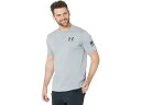 () A_[A[}[ Y j[ t[_ tbO TVc Under Armour men New Freedom Flag T-Shirt Steel Medium Heather/Black