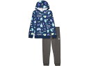 (取寄) ハーレー キッズ ボーイズ フーデット プルオーバー アンド ジョガーズ セット (トドラー) Hurley Kids boys Hurley Kids Hooded Pullover & Joggers Set (Toddler) Charcoal Heather