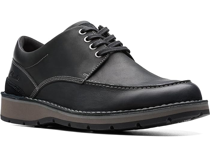 () N[NX Y V[Y C E Clarks men Gravelle Low Black Leather