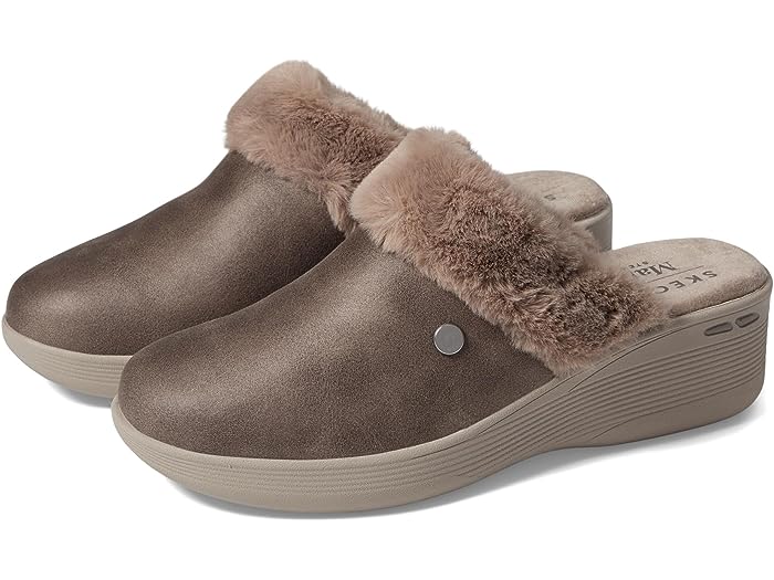 (取寄) スケッチャーズ スニーカー レディース マーサ スチュワート - ピア ライト - コージー ハイ SKECHERS women Martha Stewart - Pier Lite - Cozy High Dark Taupe