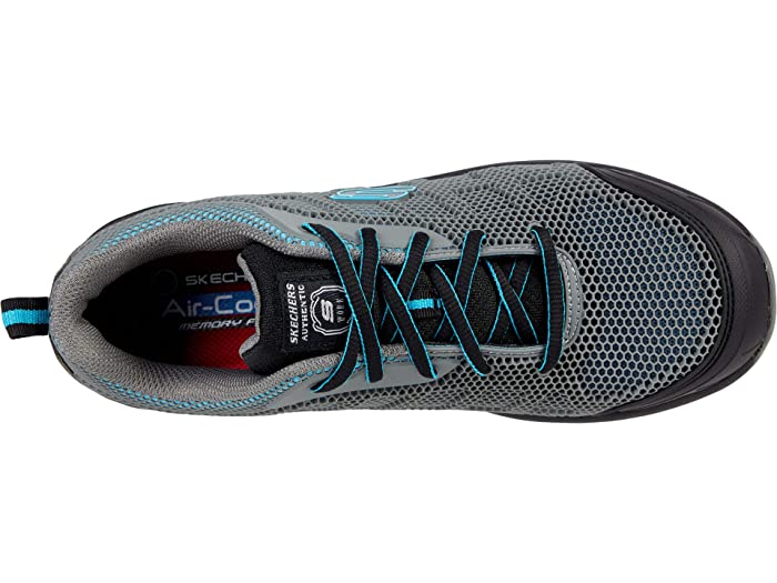 (取寄) スケッチャーズ スニーカー ワーク レディース ブルクリン - リンデール コンポジット トゥ SKECHERS Work women Bulklin - Lyndale Composite Toe Gray/Aqua